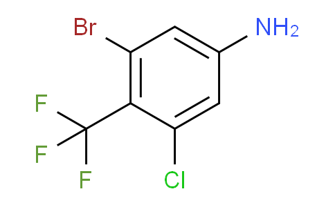 3-bromo-5-chloro-4-(trifluoromethyl)aniline