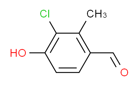 3-chloro-4-hydroxy-2-methylbenzaldehyde