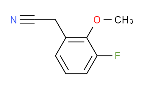 3-fluoro-2-methoxyphenylacetonitrile