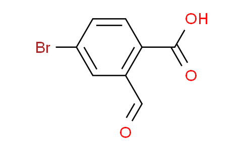 Benzoic acid, 4-bromo-2-formyl-