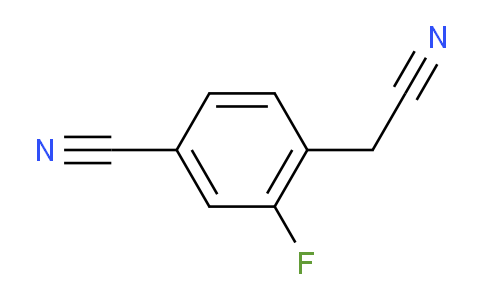 4-cyano-2-fluorophenylacetonitrile