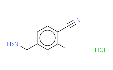 4-cyano-3-fluorobenzyl amine.HCl