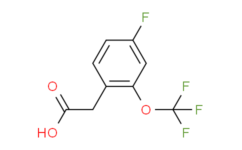 AS09821 | 4-fluoro-2-(trifluoromethoxy)phenylacetic acid