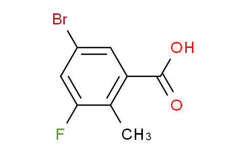 5-bromo-3-fluoro-2-methylbenzoic acid