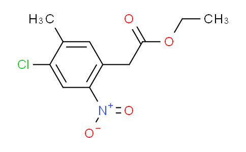 AS09905 | ethyl 4-chloro-5-methyl-2-nitrophenylacetate