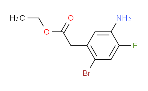 AS09906 | ethyl 2-(5-amino-2-bromo-4-fluorophenyl)acetate
