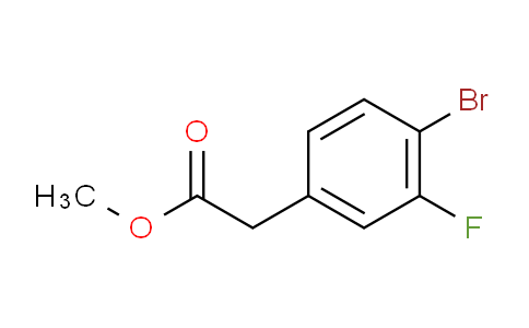 AS09912 | Methyl 2-(4-bromo-3-fluorophenyl)acetate