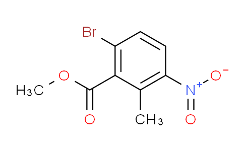 2-溴-6-甲基-5-硝基苯甲酸甲酯