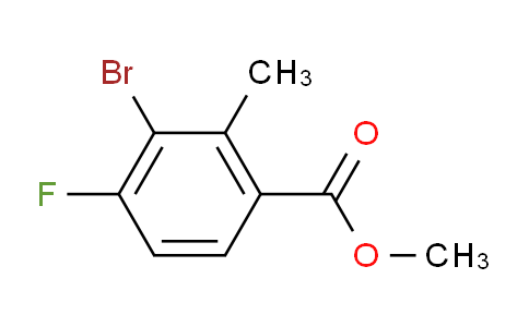 3-溴-4-氟-2-甲基苯甲酸甲酯