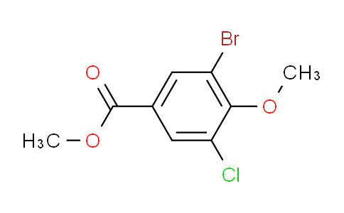 3-溴-5-氯-4-甲氧基苯甲酸甲酯