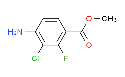 Benzoic acid, 4-amino-3-chloro-2-fluoro-, methyl ester