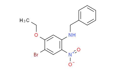N-Benzyl-4-bromo-5-ethoxy-2-nitroaniline