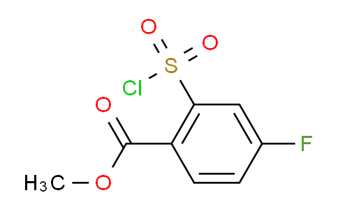 2-(氯磺酰基)-4-氟苯甲酸甲酯