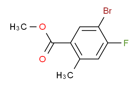 Methyl 5-bromo-4-fluoro-2-methylbenzoate