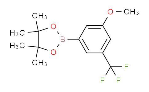 2-(3-Methoxy-5-(trifluoromethyl)phenyl)-4,4,5,5-tetramethyl-1,3,2-dioxaborolane