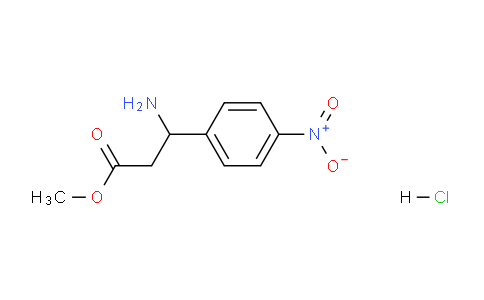 Methyl 3-amino-3-(4-nitrophenyl)propanoate hydrochloride