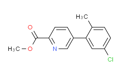 Methyl 5-(5-chloro-2-methylphenyl)picolinate