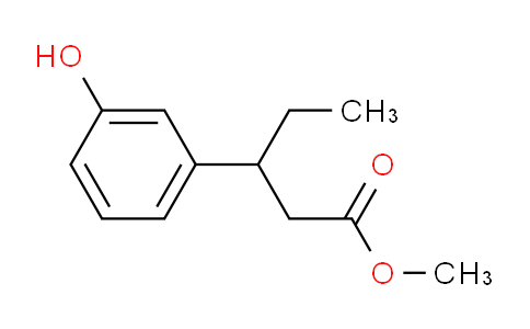 Methyl 3-(3-hydroxyphenyl)pentanoate