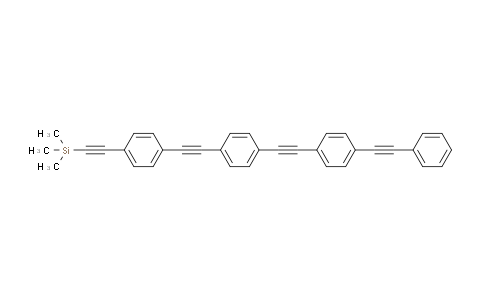 Trimethyl((4-((4-((4-(phenylethynyl)phenyl)ethynyl)phenyl)ethynyl)phenyl)ethynyl)silane