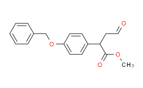 Methyl 2-(4-(benzyloxy)phenyl)-4-oxobutanoate
