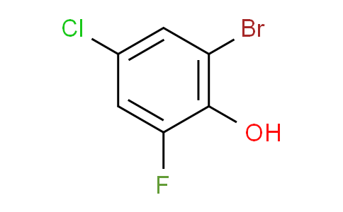 2-溴-4-氯-6-氟苯酚