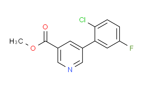 Methyl 5-(2-chloro-5-fluorophenyl)nicotinate