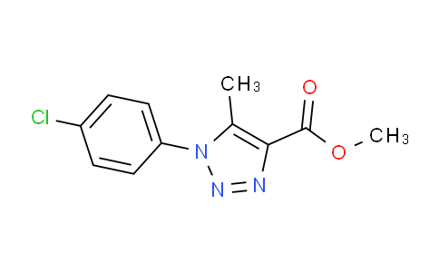 Methyl 1-(4-chlorophenyl)-5-methyl-1H-1,2,3-triazole-4-carboxylate