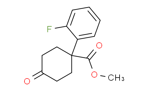 Methyl 1-(2-fluorophenyl)-4-oxocyclohexanecarboxylate