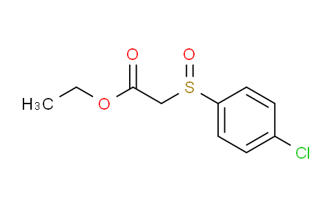 Ethyl 2-((4-chlorophenyl)sulfinyl)acetate