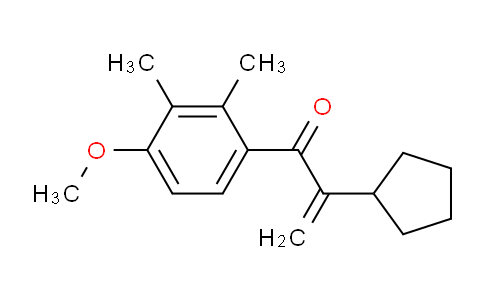 2-Cyclopentyl-1-(4-methoxy-2,3-dimethylphenyl)prop-2-en-1-one
