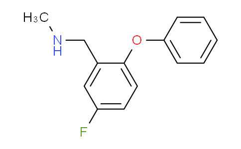 1-(5-Fluoro-2-phenoxyphenyl)-N-methylmethanamine