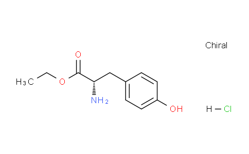 (S)-Ethyl 2-amino-3-(4-hydroxyphenyl)propanoate hydrochloride