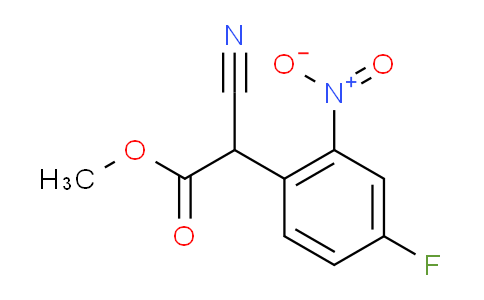Methyl 2-cyano-2-(4-fluoro-2-nitrophenyl)acetate