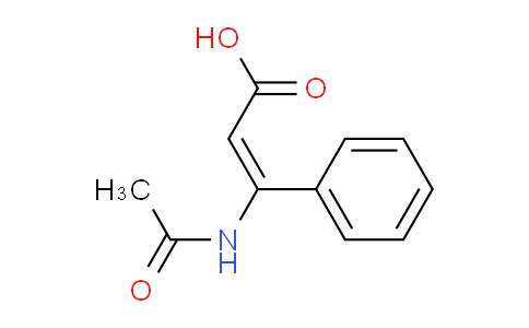 3-Acetamido-3-phenylacrylic acid