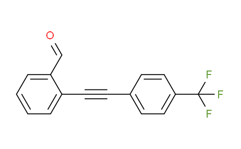 2-((4-(Trifluoromethyl)phenyl)ethynyl)benzaldehyde
