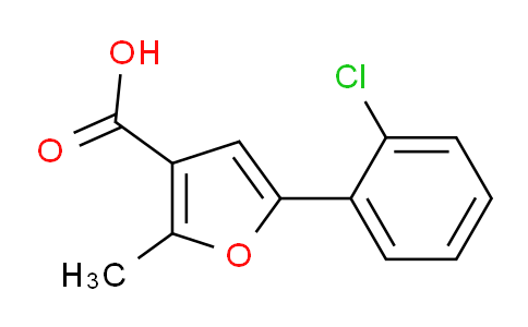 5-(2-Chlorophenyl)-2-methylfuran-3-carboxylic acid