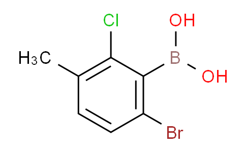 (6-Bromo-2-chloro-3-methylphenyl)boronic acid