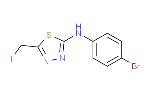 N-(4-Bromophenyl)-5-(iodomethyl)-1,3,4-thiadiazol-2-amine