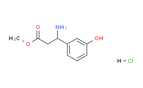 Methyl 3-amino-3-(3-hydroxyphenyl)propanoate hydrochloride