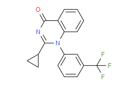 2-Cyclopropyl-1-(3-(trifluoromethyl)phenyl)quinazolin-4(1H)-one