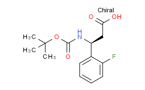(S)-3-((tert-Butoxycarbonyl)amino)-3-(2-fluorophenyl)propanoic acid