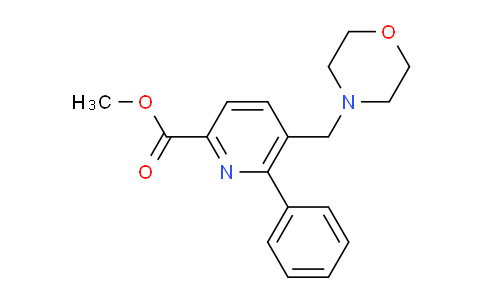 Methyl 5-(morpholinomethyl)-6-phenylpicolinate