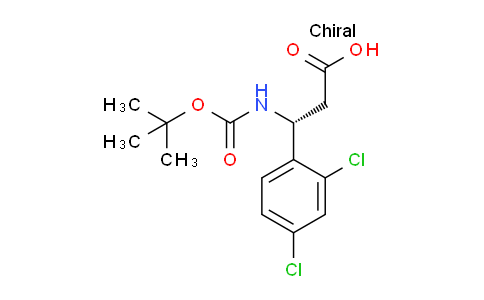 (R)-3-((tert-Butoxycarbonyl)amino)-3-(2,4-dichlorophenyl)propanoic acid