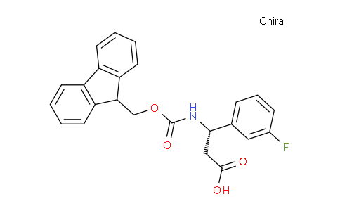 (S)-3-((((9H-Fluoren-9-yl)methoxy)carbonyl)amino)-3-(3-fluorophenyl)propanoic acid