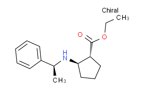 (1R,2R)-Ethyl 2-(((S)-1-phenylethyl)amino)cyclopentanecarboxylate