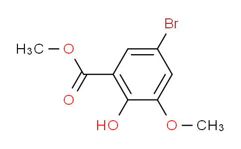 2-羟基-3-甲氧基-5-溴苯甲酸甲酯