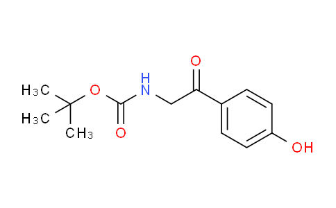 tert-Butyl (2-(4-hydroxyphenyl)-2-oxoethyl)carbamate