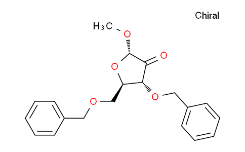 alpha-D-erythro-Pentofuranosid-2-ulose, methyl 3,5-bis-O-(phenylmethyl)-