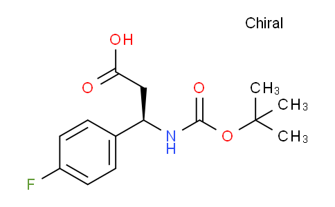 (R)-3-((tert-Butoxycarbonyl)amino)-3-(4-fluorophenyl)propanoic acid
