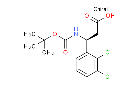 (S)-3-((tert-Butoxycarbonyl)amino)-3-(2,3-dichlorophenyl)propanoic acid